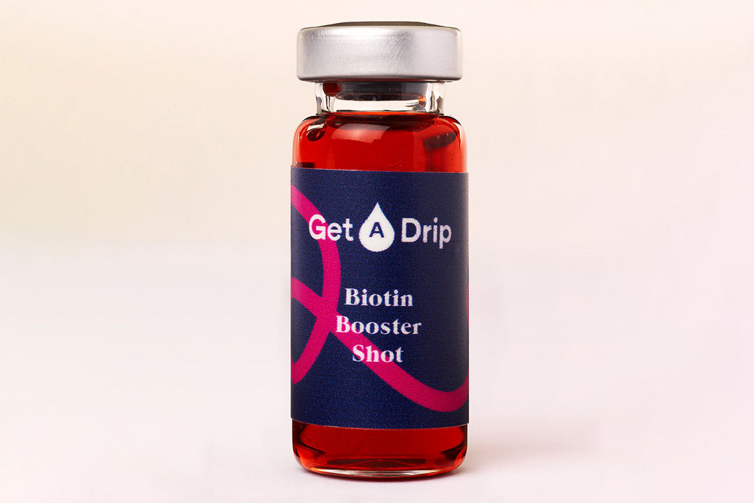 Biotin Booster Shot with clear background
